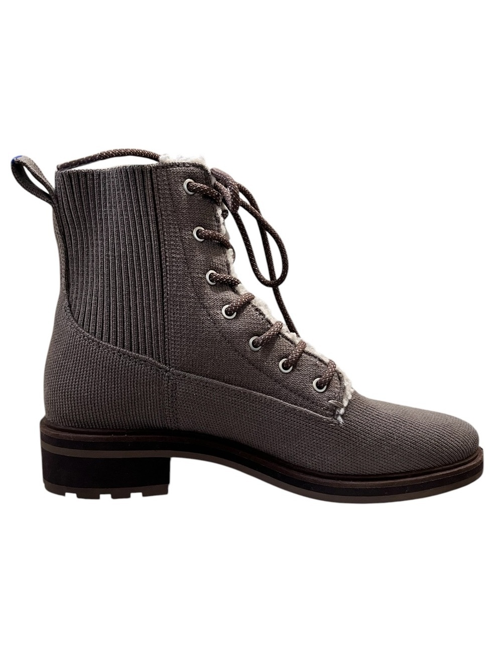 The Cozy Laced Lug Boot, Water-Resistant Merino in - Picture 3 of 13